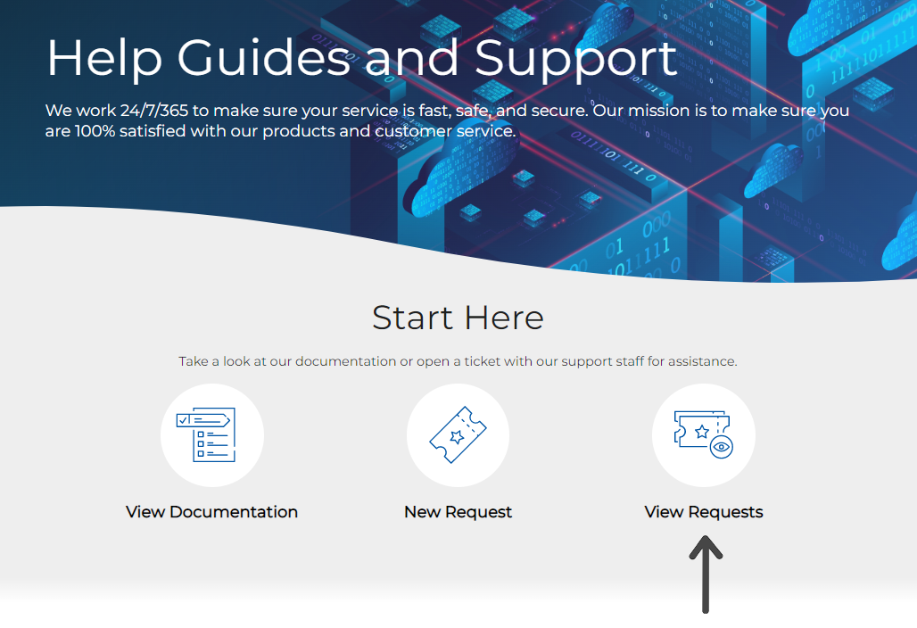 OpenMetal Central View Support Requests