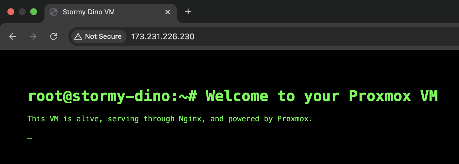Stormy VM