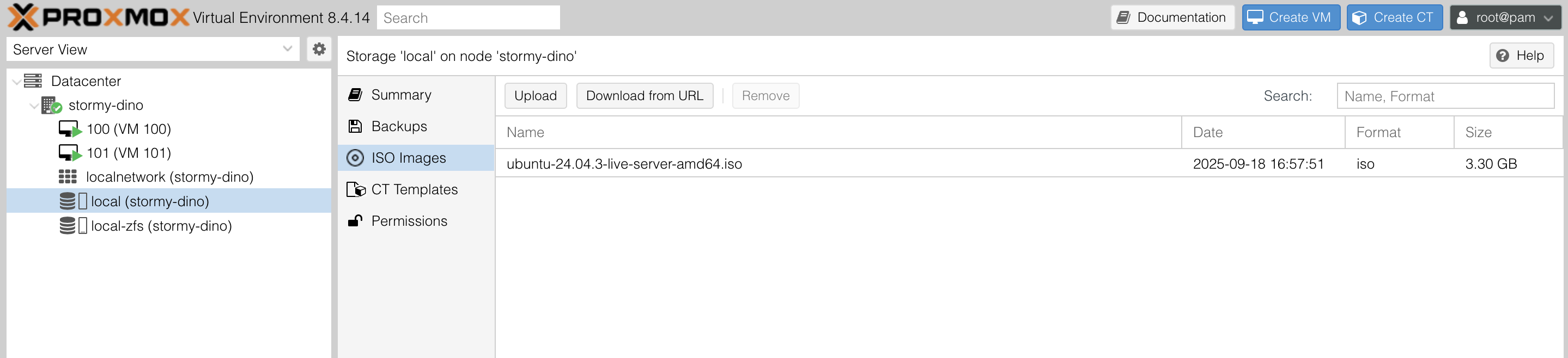 Upload ISO