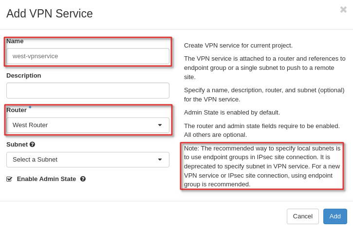 west vpn configs