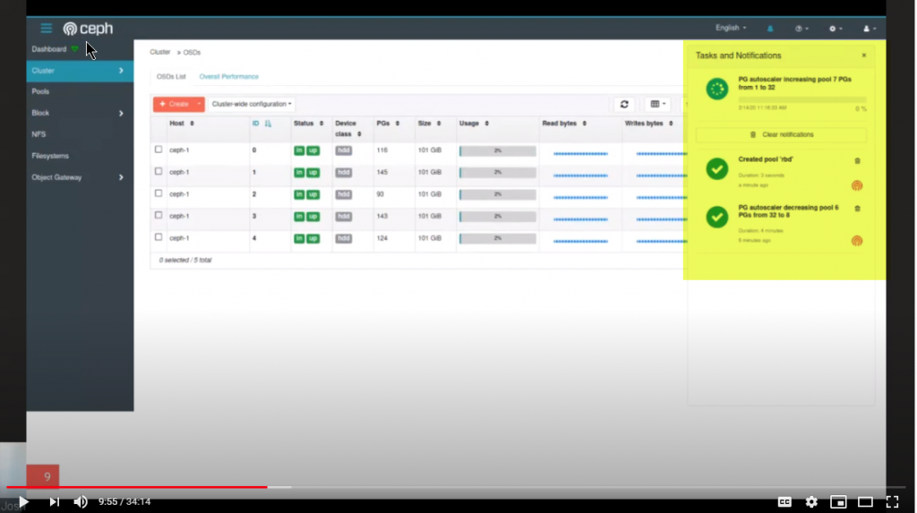 Octopus 5 new dashboard