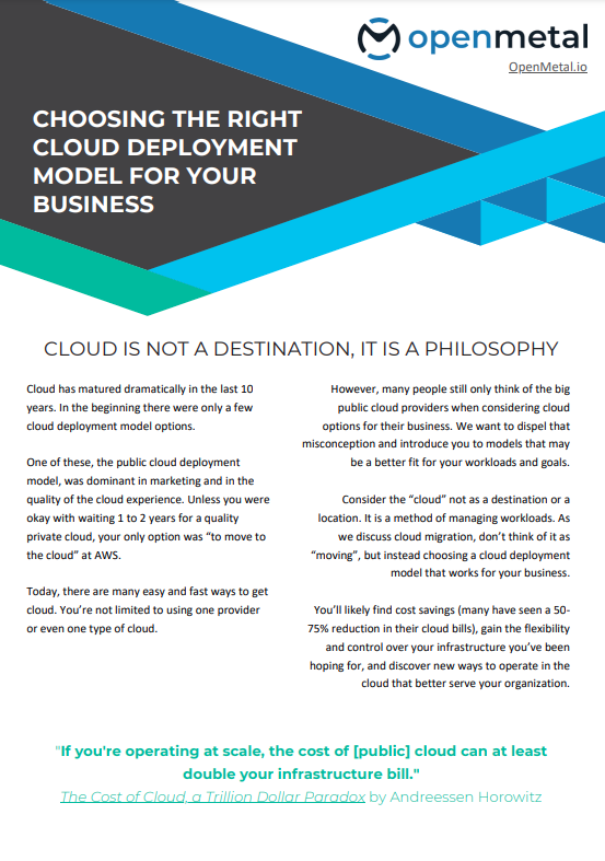 Choosing the Right Cloud Deployment Model for Your Business cover