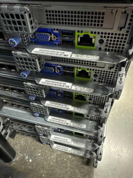 Data center misplaced hardware