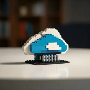 OpenStack cloud made up of Lego pieces