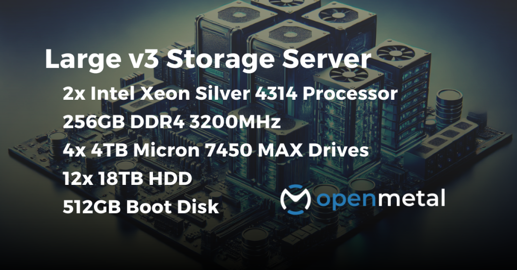 Large v3 Storage Server