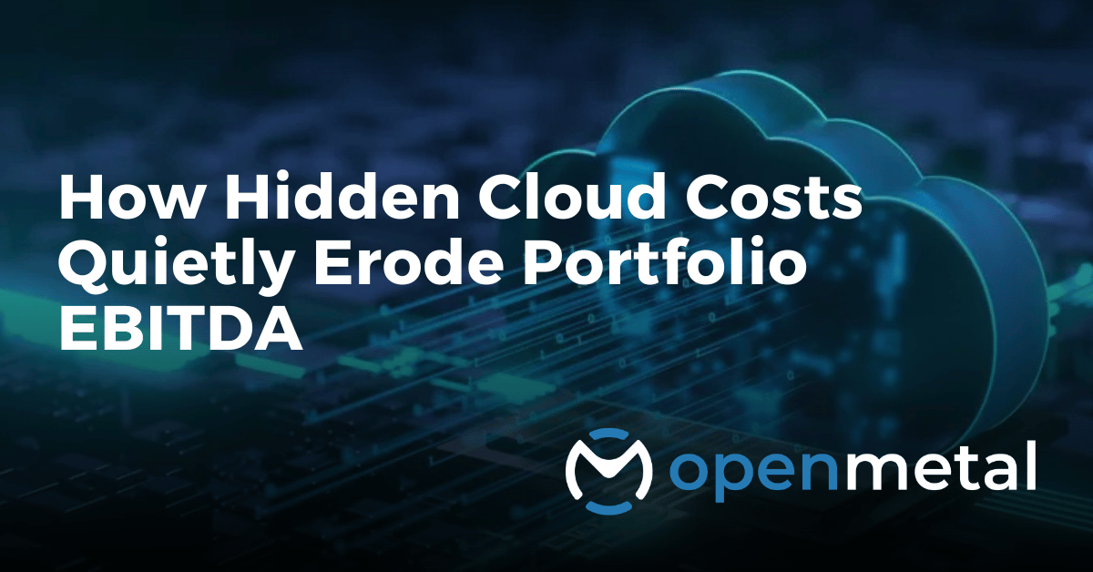 Cloud cost impact on SaaS portfolio EBITDA margins 