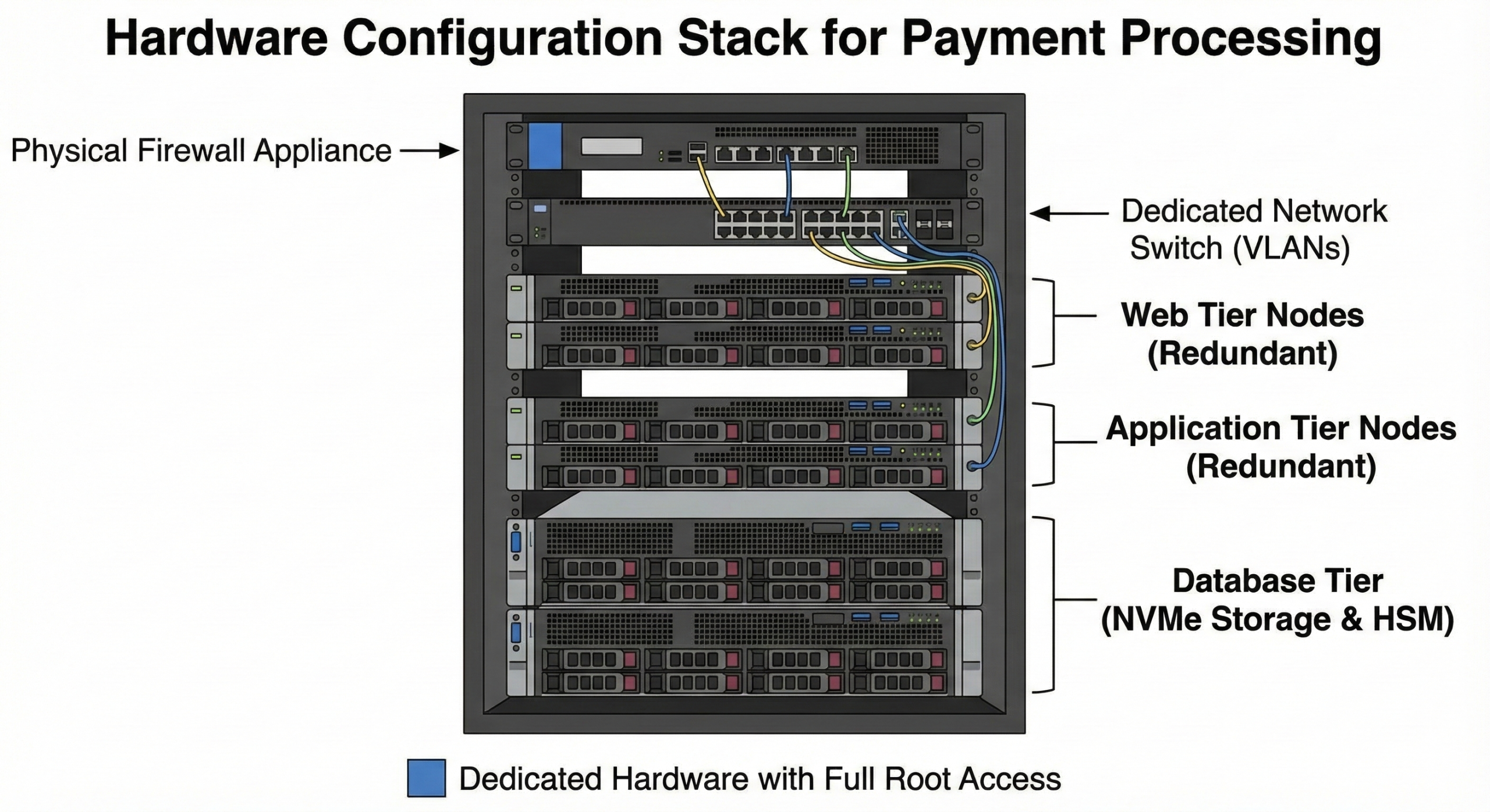 Hardware Configuration Stack for Payment Processing