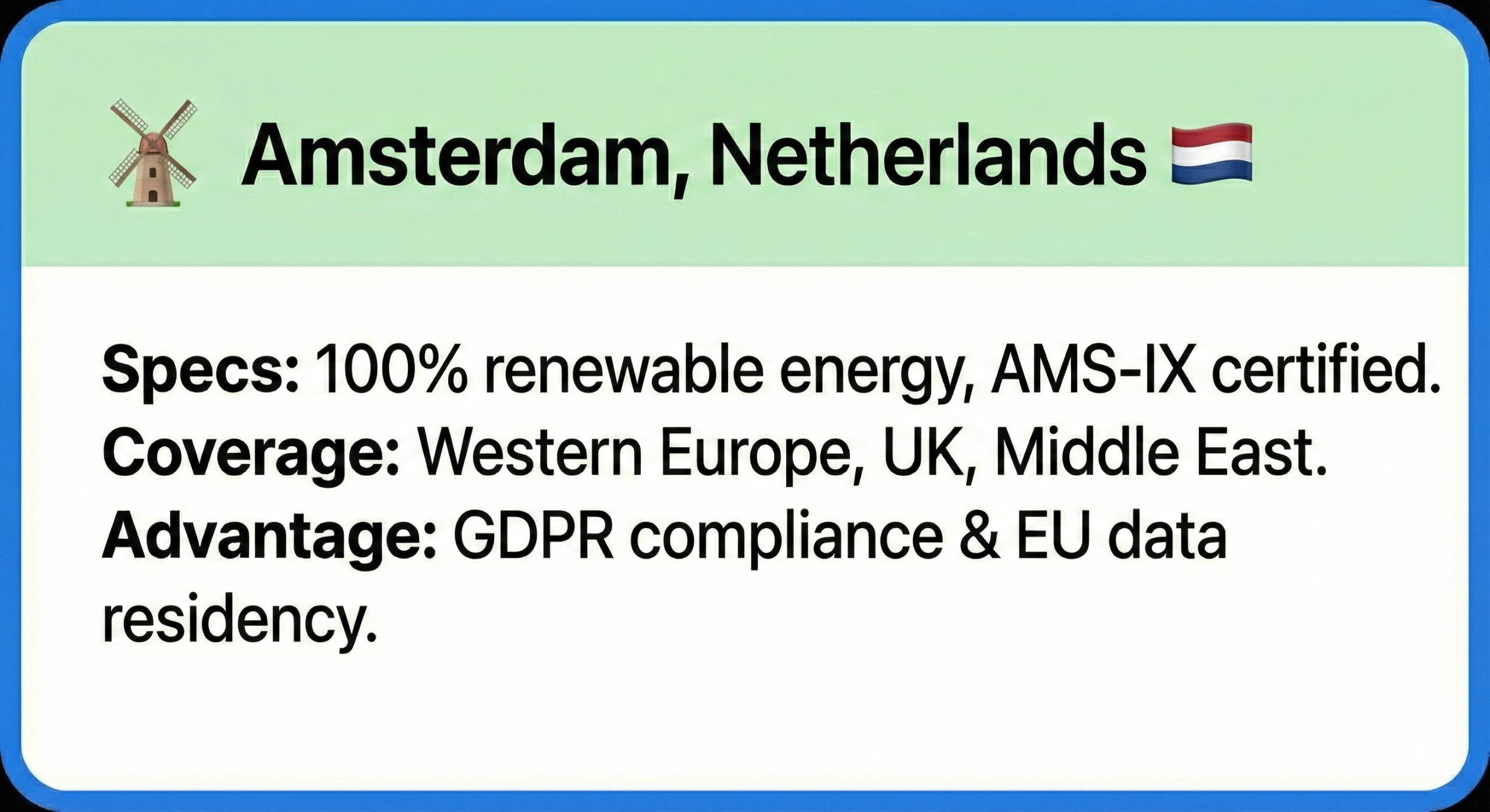 Amsterdam Data Center