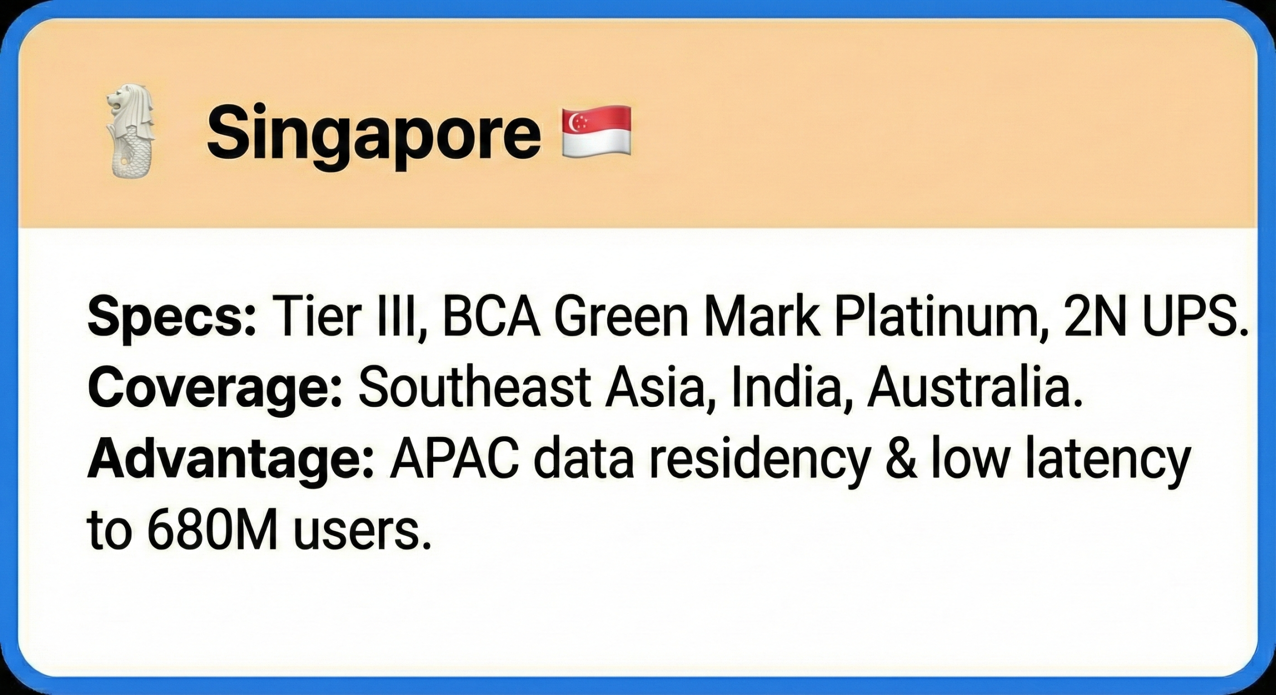 Singapore Data Center